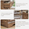 46" Farmhouse 5 Drawers Dresser for Bedroom, Tall Wood Chest of Drawers with Natural Texture for Bedroom, Living Room - 3 of 4