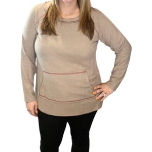 Women's Kangaroo Pocket Sweater - honeyme - 1 of 3