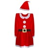 Northlight 41" Red and White Women's Mrs. Claus Costume Set - Large - 2 of 2