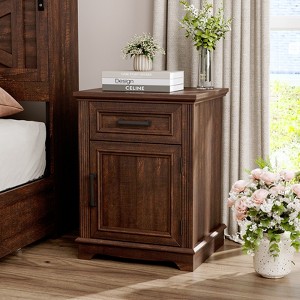 Nightstand, End Table with Drawers, Bed/Sofa Side Tables - 1 of 4