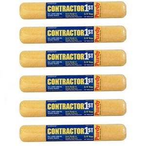 Genuine Purdy 6 Pack Contractor 1st 18" x 3/4" Nap Roller Covers 144688184-6PK - 1 of 1