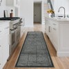 Washable Indoor Modern Living Room Rugs, Geometric Patchworked Non Slip Area Rug for Bedroom Dining Room Office - 4 of 4