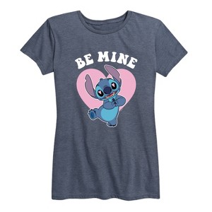 Women's - Lilo and Stitch - Be Mine Short Sleeve Graphic T-Shirt - 1 of 4