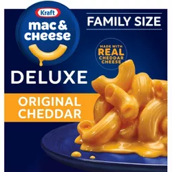 Kraft Deluxe Original Cheddar Mac and Cheese Dinner Family Size - 24oz