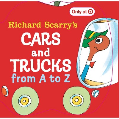 Richard Scarry's Car and Trucks from A to Z - Target Exclusive Edition by Richard Scarry (Board Book)