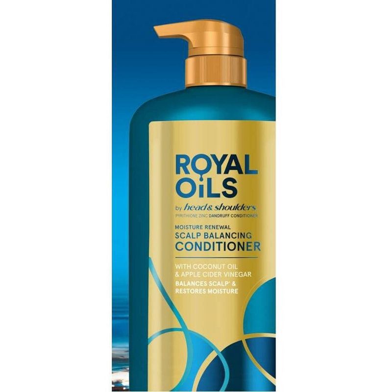 Head &#38; Shoulders Royal Oils Shampoo and Conditioner Pumps Bundle Pack - 2pk - 62.8 fl oz, 5 of 8