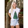 Classic Vintage Christmas Tree Graphic T Shirt Men or Women Brisco Brands - 4 of 4