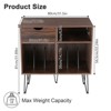 Hommpa Stylish Record Listening Station Play Stand with Clamshell Design & LED Backlight - 2 of 4
