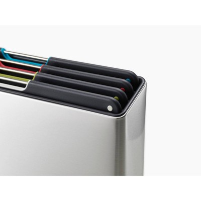 Stainless Steel 4-Piece Color-Coded Cutting Board Set