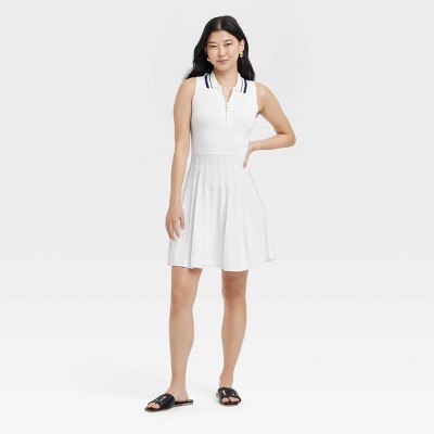 Women's Tennis Tank Sweater Dress - A New Day™