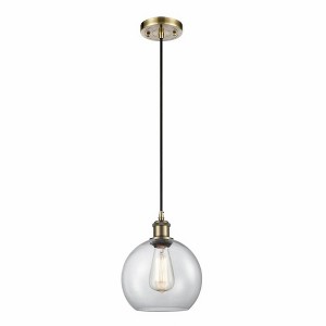Athens - 1 Light Mini Pendant In Industrial Style-10 Inches Tall and 8 Inches Wide - 1 of 1