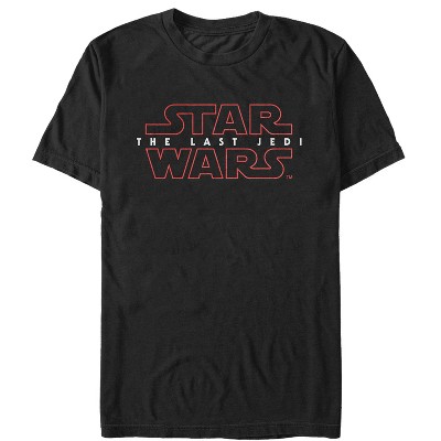 Men's Star Wars The Last Jedi Sleek Logo T-shirt : Target