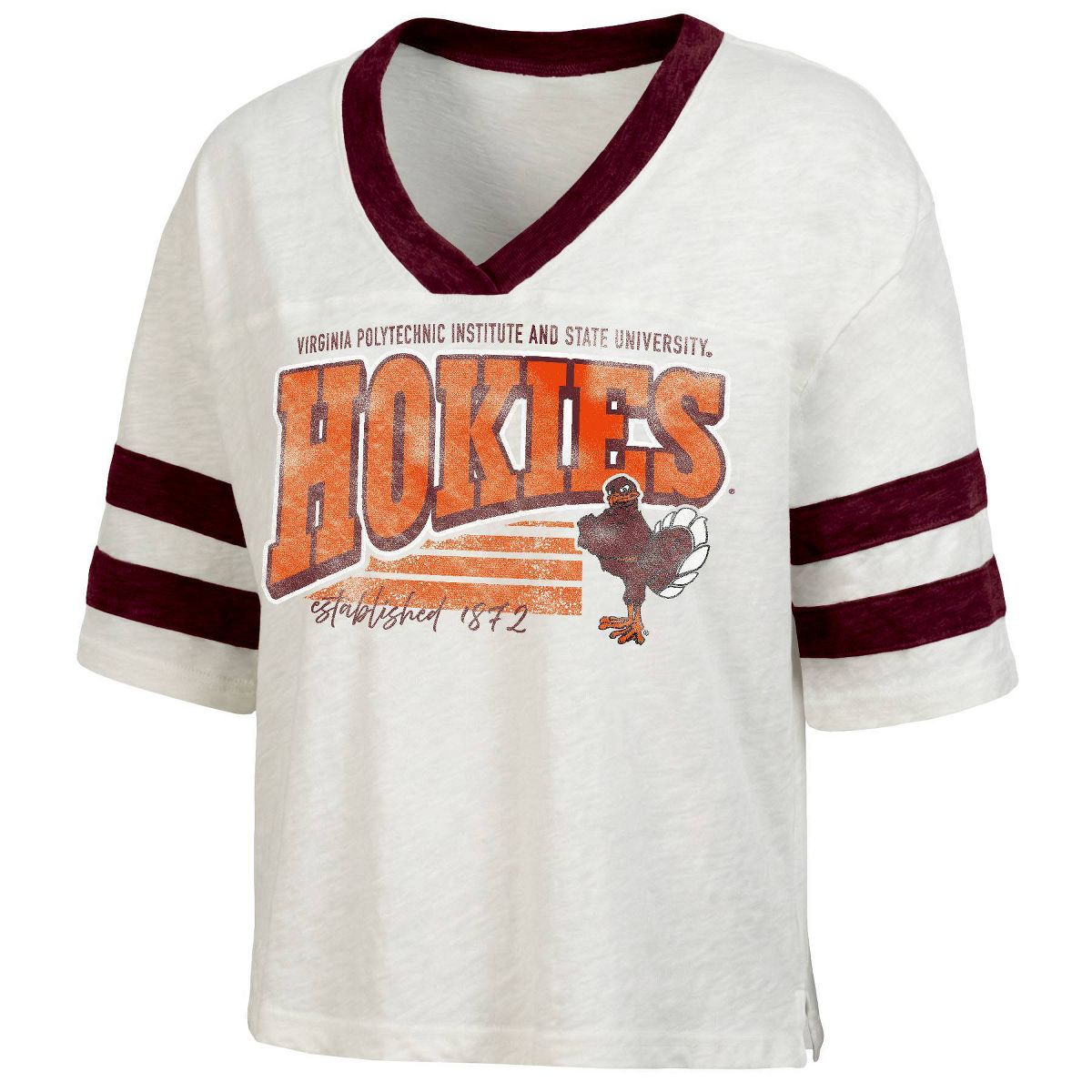 NCAA Virginia Tech Hokies Women's V-Neck T-Shirt