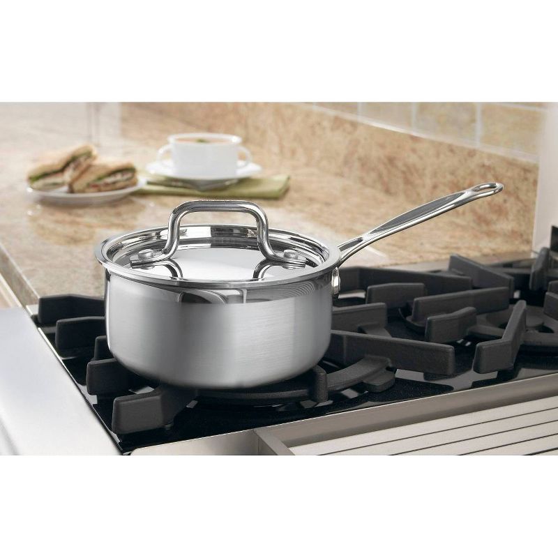 Cuisinart Multiclad Pro 1.5qt Tri-Ply Stainless Steel Saucepan with Cover - MCP19-16N, 4 of 8