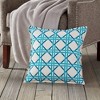 Kensington Garden 20"x20" Oversize Cane Cotton Canvas Square Throw Pillow Cover - 2 of 3