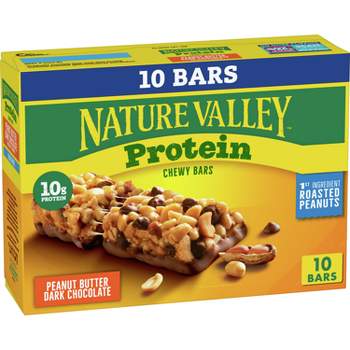 Nature Valley Peanut Butter Dark Chocolate Protein Chewy Bars - 14.2oz - 10ct