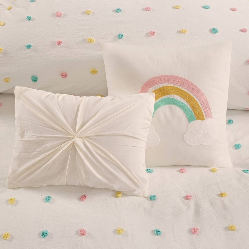 Kelsey Cotton Jacquard Pom Pom Kids' Comforter Set - Urban Habitat, 6 of 12