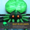 Whisen Halloween Inflatables Pumpkin Reaper, Skeleton Skull & Build-in LED - 4 of 4