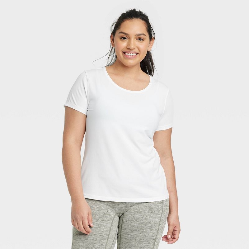 Women's Essential Crewneck Short Sleeve T-Shirt - All In Motion™, 4 of 12