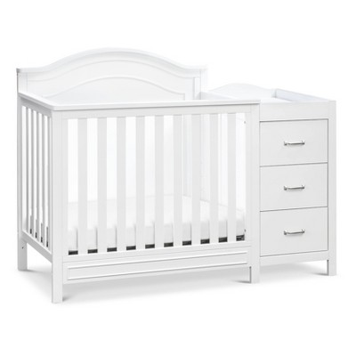 Photo 1 of DaVinci Charlie 4-in-1 Convertible Mini Crib and Changer Combo - White