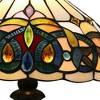 Chloe Lighting SERENITY Tiffany-style Victorian Dark Bronze 1 Light Table Lamp 12Inch Shade - 4 of 4