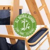 Bamboo Leaning Shelf with Storage Hamper, Stylish Design + Open Storage, Ideal for Organizing Spaces - 4 of 4