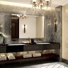 48x30inch Wall Mounted Bevel Wall Mirror For Bathroom Silver Metal Frame Decorative Rectangular Home Decor Corner Hangs Farmhouse Mirror - 3 of 4