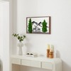 Gulches Deer Metal Art Moss Wall Decor - Heartwarming Nature Scene with Eco-Friendly Elegance - 4 of 4