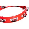 MEINL Headliner Series Single Row Tour Tambourine, 8 in. Red - 3 of 4
