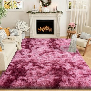 Super Soft Shaggy Rugs Fluffy Carpet, Modern Plush Area Rug for Living Room Bedroom Kids Room - 1 of 4