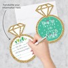 Big Dot of Happiness Final Fiesta - Shaped Fill-In Invitations - Last Fiesta Bachelorette Party Invitation Cards with Envelopes - Set of 12 - 2 of 4