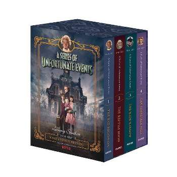 A Series of Unfortunate Events #1-4 Netflix Tie-In Box Set - (A Unfortunate Events) by  Lemony Snicket (Hardcover)