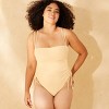 Women's Extra High Leg Cheeky Adjustable Tunneled Side One Piece Swimsuit - Wild Fable™ - 4 of 4