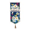 Welcome Daisies and Butterflies Everlasting Impressions Textile Decor - 2 of 3