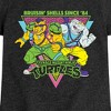 Girls' - Teenage Mutant Ninja Turtles - 80s Bebop Rocksteady Fitted Short Sleeve Graphic T-Shirt - 2 of 4