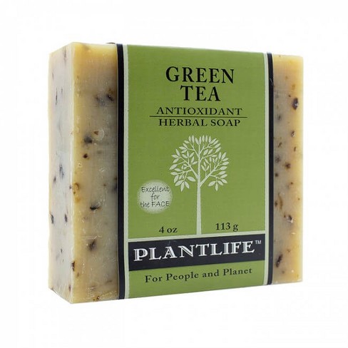 Plantlife Green Tea Bar Soap – Moisturizing, Soothing, Handcrafted ...