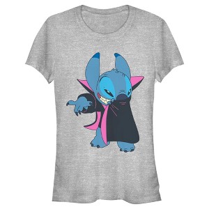 Juniors Womens Lilo & Stitch Alien Vampire, aka Stitch T-Shirt - 1 of 4