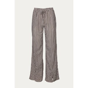 Women's RELAXED SLIT-HEM PRINTED JERSEY PANT - ESLEY COLLECTION - 1 of 4