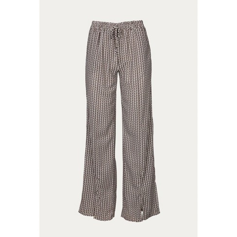 Women's RELAXED SLIT-HEM PRINTED JERSEY PANT - ESLEY COLLECTION - image 1 of 4