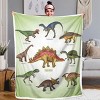 Boersma Dinosaur Throw Blanket - Ultra Soft & Warm for Boys, Girls & Adults, 50x60 Inch All-Season Cozy Blanket - 2 of 4