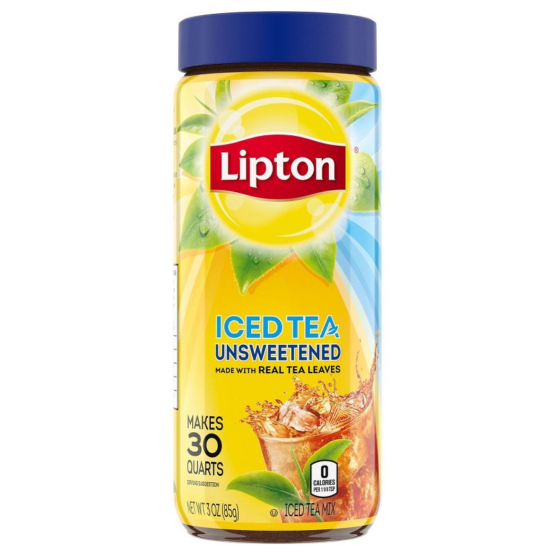 Lipton Unsweetened Iced Tea Mix - 3oz, 1 of 10