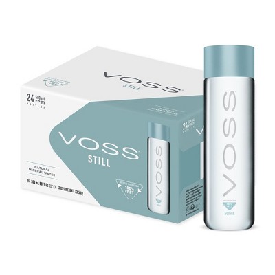 Voss Artesian Water (Still) - 16.91 Fl Oz Bottle (Pack of 24)