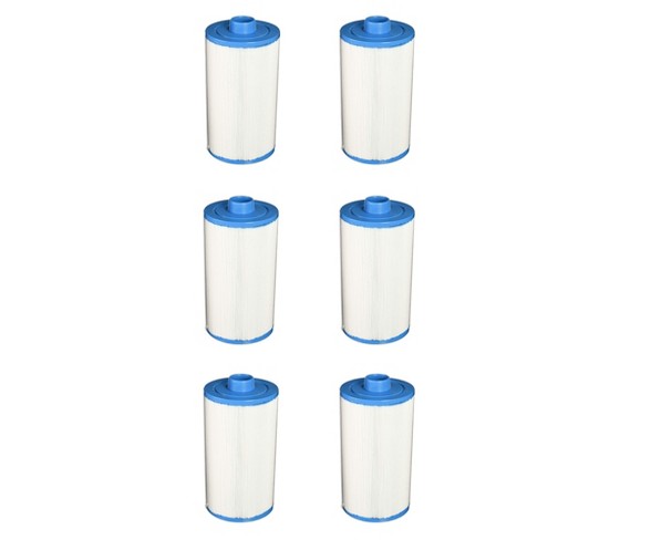 Lifesmart 303279 50 Sq Ft Hydromaster Replacement Spa Filter Cartridge (6 Pack)