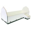 1/64 White & Forest Green 60ft x 120ft Wooden Dairy Barn with Milk House STA-222 - 4 of 4