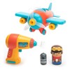 Educational Insights Design & Drill Bolt Buddies Plane with Electric Toy Drill, Preschool STEM Toy, Ages 3+ - 3 of 4