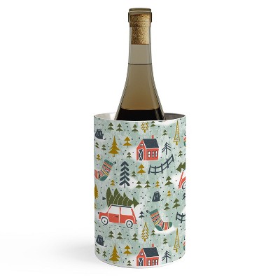 Heather Dutton Home For The Holidays Mint Wine Chiller - Deny Designs