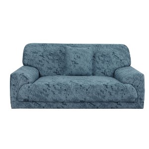 PiccoCasa 1 Pc Polyester Stretch Chair Loveseat Sofa Covers - 1 of 4