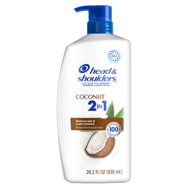Head &#38; Shoulders 2-in-1 Coconut Care Anti Dandruff Shampoo and Conditioner Pump - 28.2 fl oz, 3 of 14