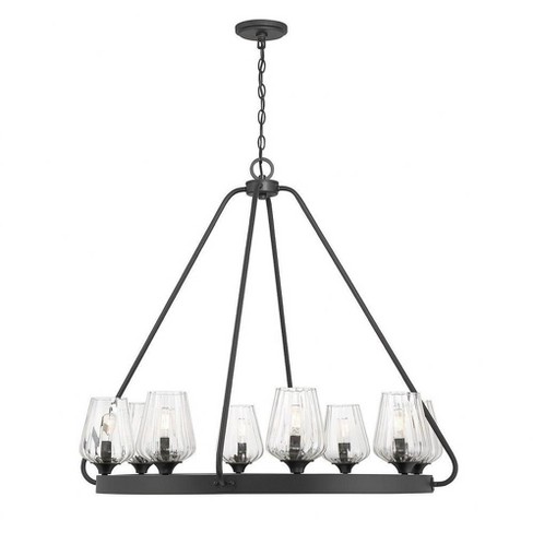 Savoy House Carlton 8 - Light Chandelier in  Matte Black - image 1 of 1