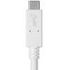 Monoprice USB C to USB C 3.1 Gen 2 Cable - 1 Meter (3.3 Feet) - White | Fast Charging, 10Gbps, 5A, 30AWG, Type C, Compatible with Xbox One / PS5/ - 3 of 4